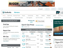 Tablet Screenshot of montanagasprices.com
